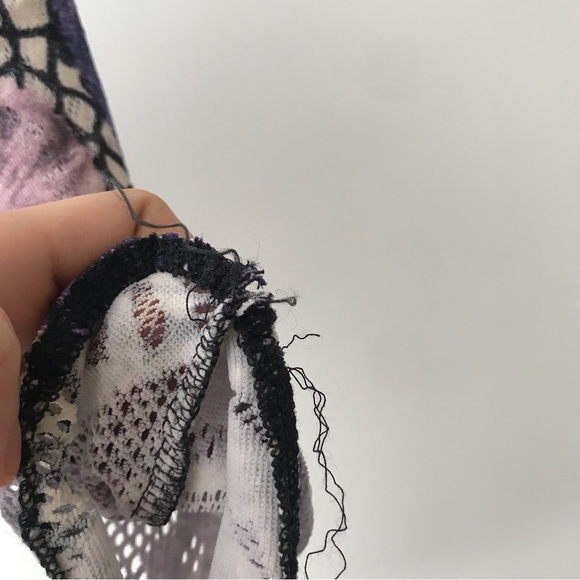 Jean Paul Gaultier Maille 90s vintage crochet sheer tattoo mesh top and skirt - Picture 9 of 9